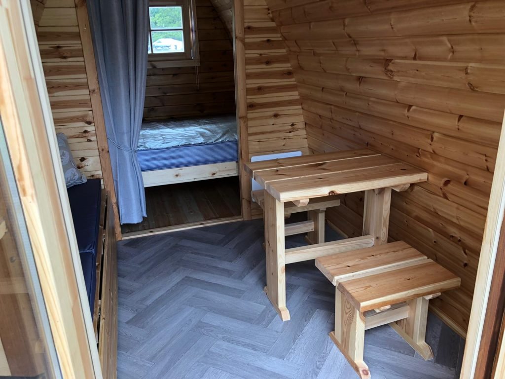 camping pod teesdale